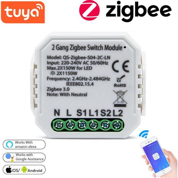 smart home control tuya zigbee switch module intelligent household converted no/with neutral wireless light compatible with alexa
smart home control tuya zigbee switch module intelligent household converted no/with neutral wireless light compatible with alexa