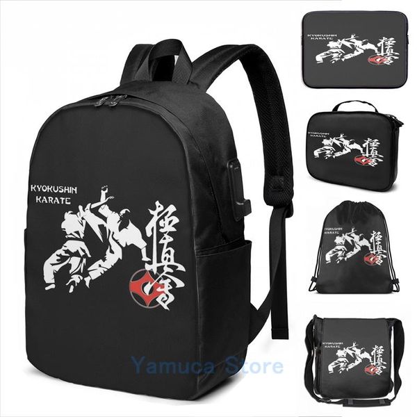 backpack funny graphic print kyokushi karate kumite scene usb charge men school bags women bag travel laptop
backpack funny graphic print kyokushi karate kumite scene usb charge men school bags women bag travel laptop