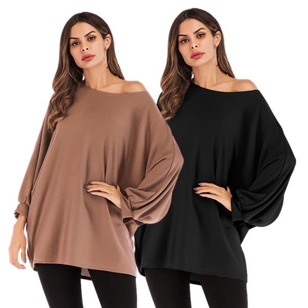 amazon european and american solid color women's spring loose large size mid-length t-shirt top, White
amazon european and american solid color women's spring loose large size mid-length t-shirt top, White