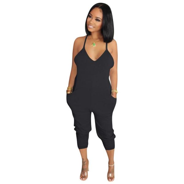 women's jumpsuits & rompers dpsde 2021 summer women fashion holiday style sleeveless condole belt pure color long pants, Black;white
women's jumpsuits & rompers dpsde 2021 summer women fashion holiday style sleeveless condole belt pure color long pants, Black;white