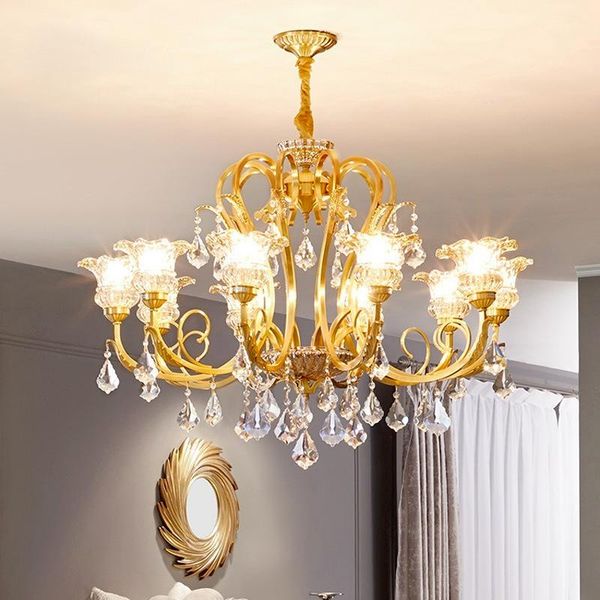 pendant lamps european style chandelier crystal american restaurant bedroom lamp modern minimalist copper hanging
pendant lamps european style chandelier crystal american restaurant bedroom lamp modern minimalist copper hanging
