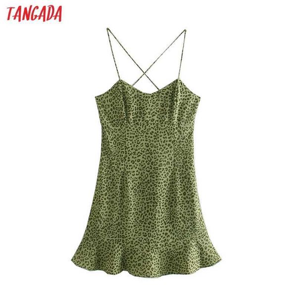 tangada fashion women leopard print strap dress sleeveless backless female party dress 5z111 210609, Black;gray
tangada fashion women leopard print strap dress sleeveless backless female party dress 5z111 210609, Black;gray