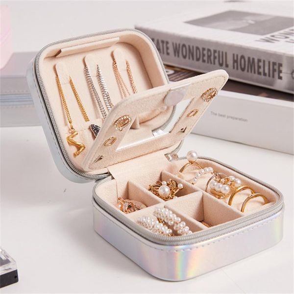 jewelry pouches, bags waterproof box small mini ear studs lipstick rings bracelets storage organizer built-in mirror desktop, Pink;blue
jewelry pouches, bags waterproof box small mini ear studs lipstick rings bracelets storage organizer built-in mirror desktop, Pink;blue