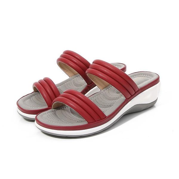 women's wedge shoes slipper summer beach low heels open toe non-slip slides for women ladies solid color casual sandals slippers, Black
women's wedge shoes slipper summer beach low heels open toe non-slip slides for women ladies solid color casual sandals slippers, Black