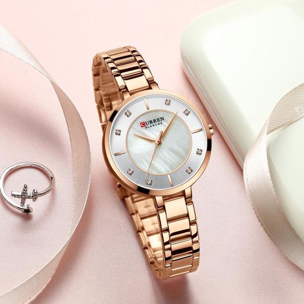wristwatches curren 2021 gold watch women watches ladies creative steel women's bracelet female waterproof clock relogio feminino, Slivery;brown
wristwatches curren 2021 gold watch women watches ladies creative steel women's bracelet female waterproof clock relogio feminino, Slivery;brown
