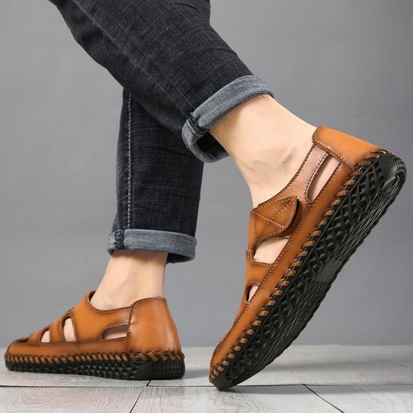 sandals hombre on men sandalias man work casual summer 2021 breathable safety mens transpirables sports fashion hollow beach, Black
sandals hombre on men sandalias man work casual summer 2021 breathable safety mens transpirables sports fashion hollow beach, Black