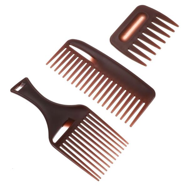hair brushes 3pcs hairstyle comb set home salon hairdressing large tooth pick, Silver
hair brushes 3pcs hairstyle comb set home salon hairdressing large tooth pick, Silver