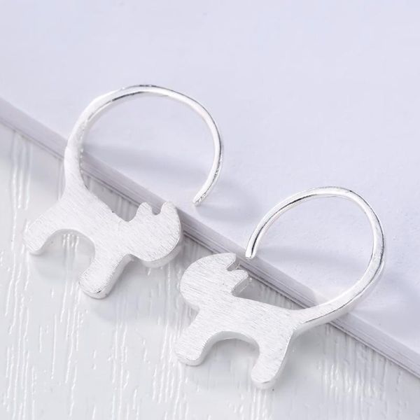 lovely cartoon animal long tail cat hoop earrings for women fashion jewelry female earring & huggie, Golden;silver
lovely cartoon animal long tail cat hoop earrings for women fashion jewelry female earring & huggie, Golden;silver