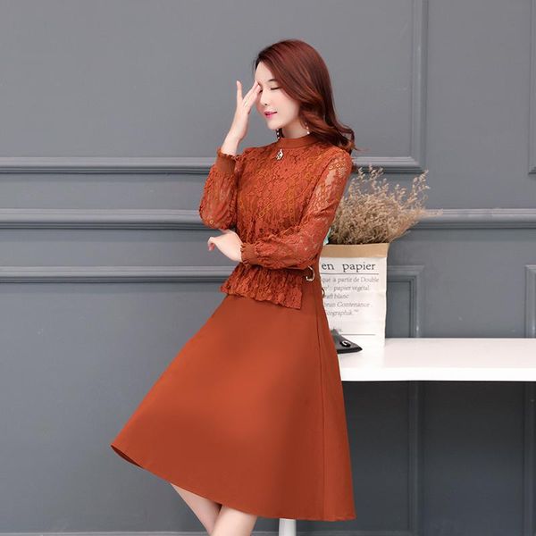 casual dresses lace dress women's long section spring and autumn slim thin lady temperament hollow sleeve high waist, Black;gray
casual dresses lace dress women's long section spring and autumn slim thin lady temperament hollow sleeve high waist, Black;gray