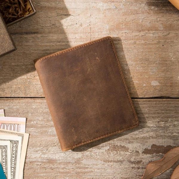 wallets original handmade wallet short men's leather layer cowhide crazy horse simple retro ultra-thin small, Red;black
wallets original handmade wallet short men's leather layer cowhide crazy horse simple retro ultra-thin small, Red;black