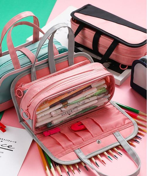 multifunctional pencil bag waterproof oxford detachable pen for school case cosmetic stationery storage bags
multifunctional pencil bag waterproof oxford detachable pen for school case cosmetic stationery storage bags