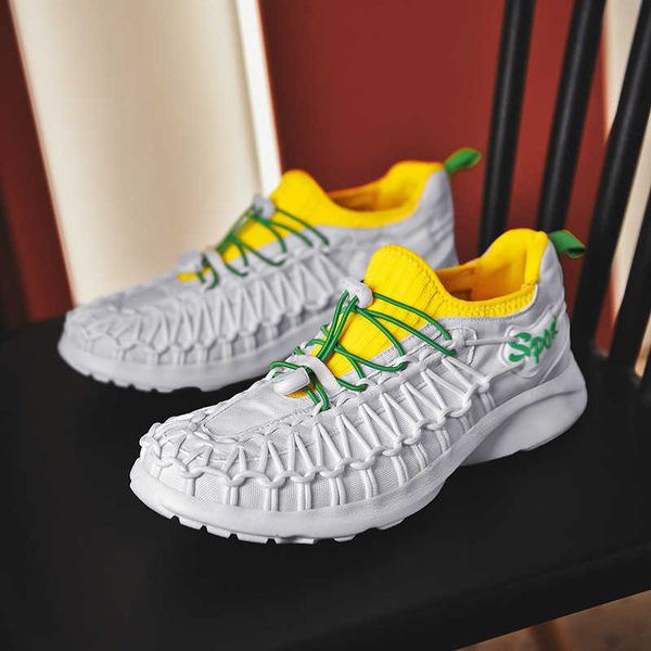 kenen's same hand woven summer men's shoes 2021 flying mesh soft bottom hollow out casual sports
kenen's same hand woven summer men's shoes 2021 flying mesh soft bottom hollow out casual sports
