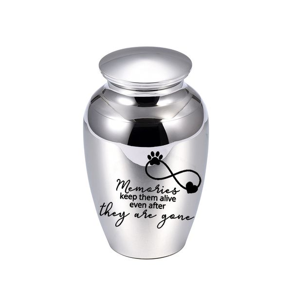 cremation jewelry urn pendant keepsake dog paw print ashes jar to commemorate the ashes or hair of beloved pet, Silver
cremation jewelry urn pendant keepsake dog paw print ashes jar to commemorate the ashes or hair of beloved pet, Silver