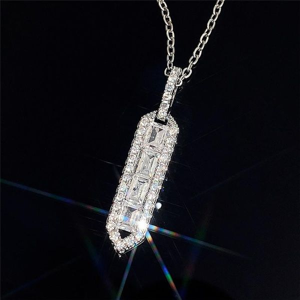 pendant necklaces huitan 2021 trendy women necklace silver color neck accessories with brilliant cz wedding party daily jewelry
pendant necklaces huitan 2021 trendy women necklace silver color neck accessories with brilliant cz wedding party daily jewelry