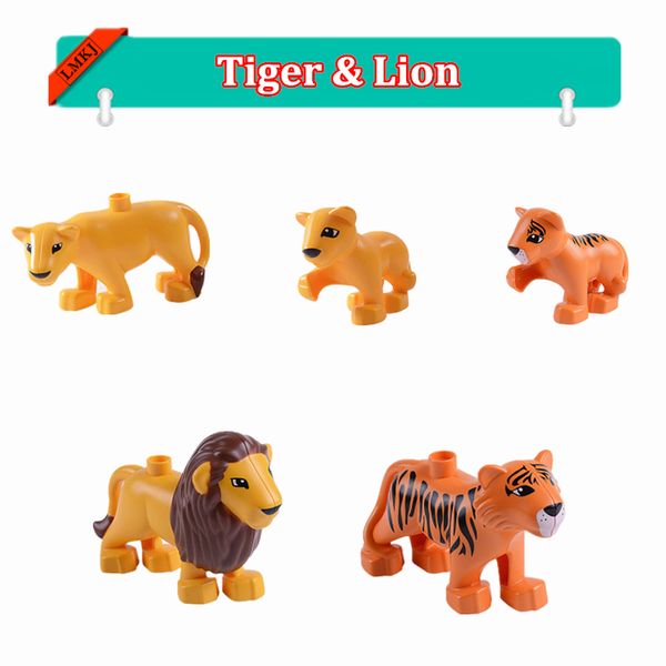 3Pieces/LotDiy 5pcs Tigers Lions Building Blocks Forest Animals Model Bricks Educational Big Size Toys For Children Gifts
3Pieces/LotDiy 5pcs Tigers Lions Building Blocks Forest Animals Model Bricks Educational Big Size Toys For Children Gifts
