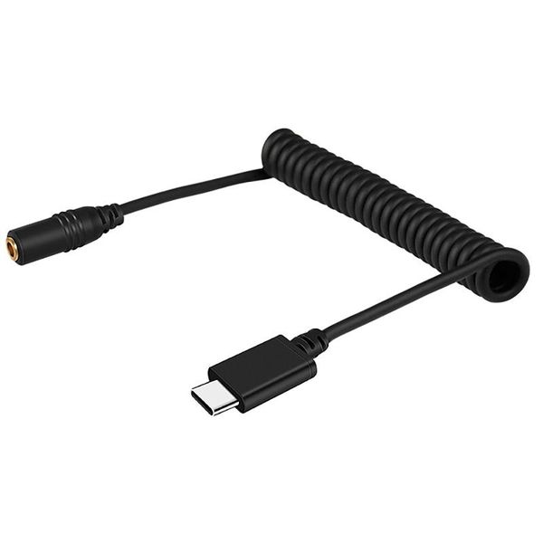 3.5mmtrrs female to type-c cable for dji osmo pocket camera live microphone audio adapter spring extension 100cm lighting & studio accessori
3.5mmtrrs female to type-c cable for dji osmo pocket camera live microphone audio adapter spring extension 100cm lighting & studio accessori