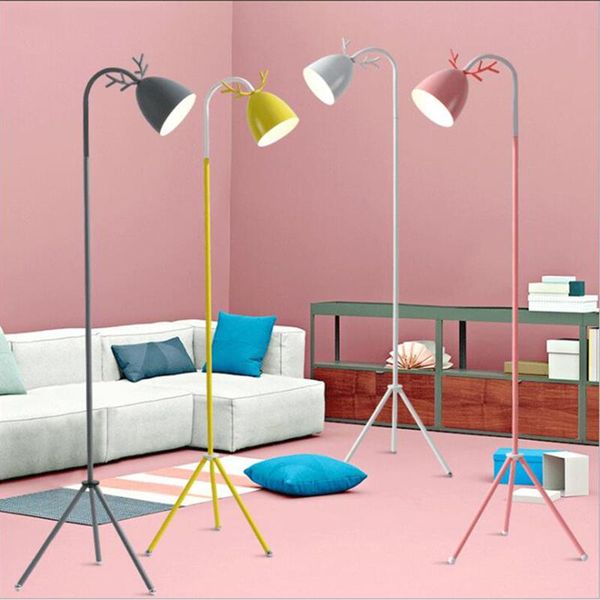 nordic style e27 floor lamps for bedroom room living study cute creative antler eye protection led vertical lights
nordic style e27 floor lamps for bedroom room living study cute creative antler eye protection led vertical lights