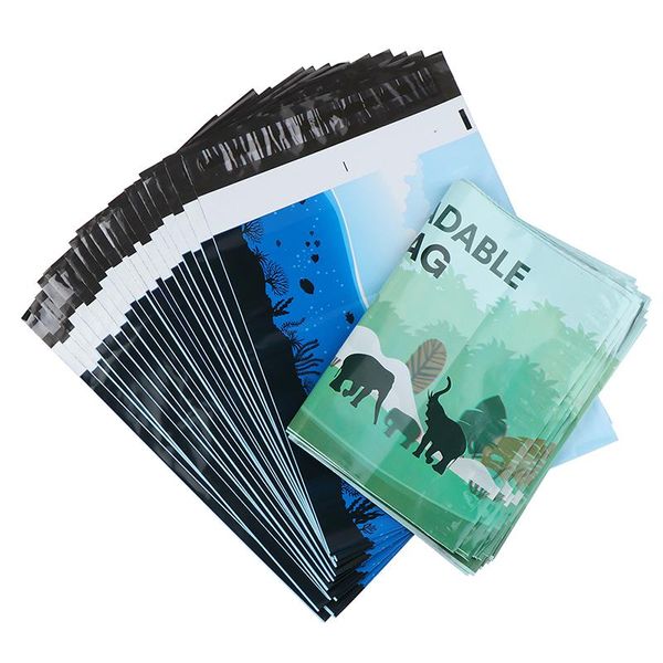 packing bags 20 pcs biodegradable pattern printed poly self seal plastic envelope
packing bags 20 pcs biodegradable pattern printed poly self seal plastic envelope
