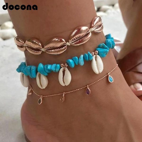 anklets beach boho green stone sea shell colorful crytal beaded anklet bracelet set for women charm barefoot jewlery gift 7073, Red;blue
anklets beach boho green stone sea shell colorful crytal beaded anklet bracelet set for women charm barefoot jewlery gift 7073, Red;blue