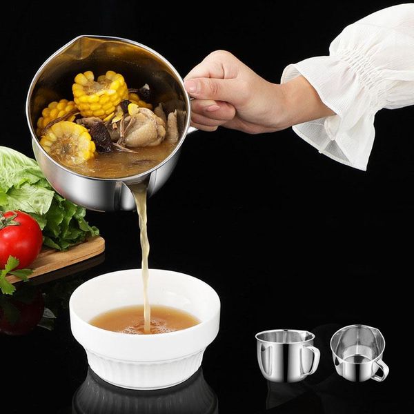 bowls oil separation filter 304 stainless steel thickened soup cup home large-capacity skimmer bowl kitchen tools
bowls oil separation filter 304 stainless steel thickened soup cup home large-capacity skimmer bowl kitchen tools