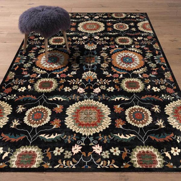 carpets ethnic style bedroom bedside area rugs fashion retro flower black living room kitchen door carpet hallway anti-slip floor mats
carpets ethnic style bedroom bedside area rugs fashion retro flower black living room kitchen door carpet hallway anti-slip floor mats
