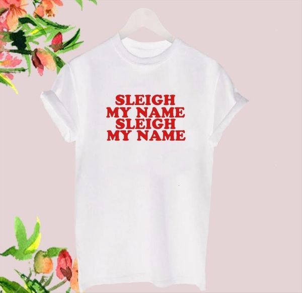 sleigh my name red women t shirts cotton casual funny yong girl tee drop ship s 383, White
sleigh my name red women t shirts cotton casual funny yong girl tee drop ship s 383, White