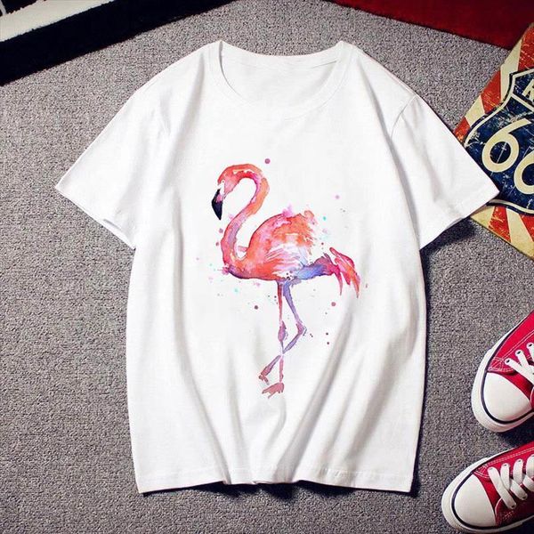 men flamingo summer print t shirt casual fashion woman white short sleeve, White;black
men flamingo summer print t shirt casual fashion woman white short sleeve, White;black