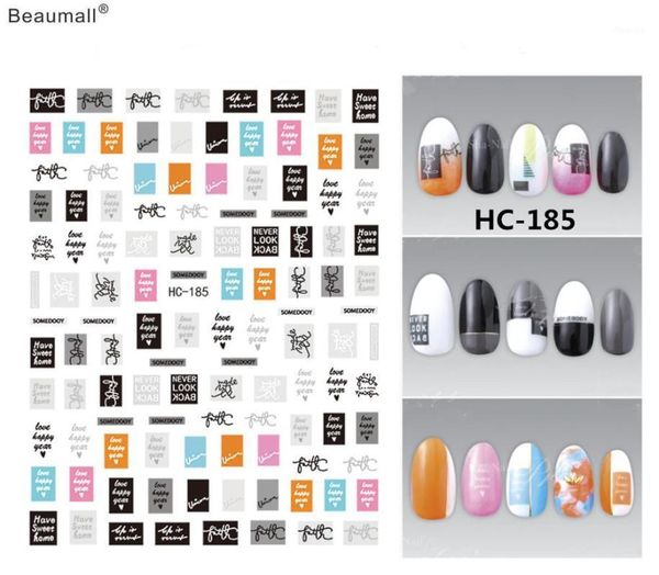 nails art manicure back glue decal decorations design nail sticker for tips beauty1, Black
nails art manicure back glue decal decorations design nail sticker for tips beauty1, Black