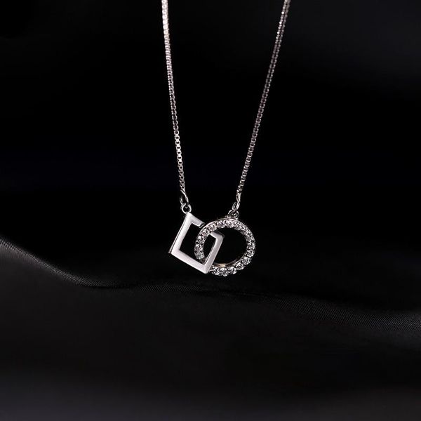chokers 2021 korean fashion pendant necklace geometry interlocking clavicle chain jewelry necklaces for women, Golden;silver
chokers 2021 korean fashion pendant necklace geometry interlocking clavicle chain jewelry necklaces for women, Golden;silver