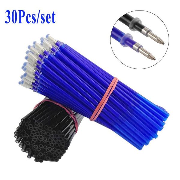 gel pens 30pcs/set erasable pen refill 0.5mm blue black ink rod office school student stationery refills gift
gel pens 30pcs/set erasable pen refill 0.5mm blue black ink rod office school student stationery refills gift
