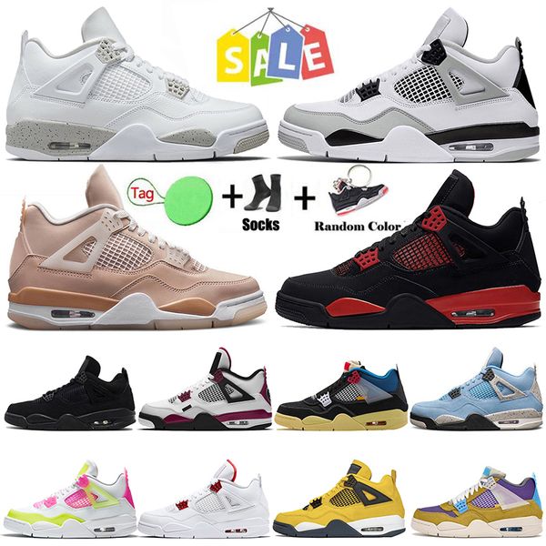 2022 with socks basketball shoes jumpman 4 women mens trainers 4s military black white oreo sail off infrared shimmer black cat fire red spo, White;red
2022 with socks basketball shoes jumpman 4 women mens trainers 4s military black white oreo sail off infrared shimmer black cat fire red spo, White;red