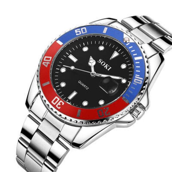wristwatches exquisite high-grade watches men luxury steel band belt calendar watch quartz brand relogio masculino, Slivery;brown
wristwatches exquisite high-grade watches men luxury steel band belt calendar watch quartz brand relogio masculino, Slivery;brown