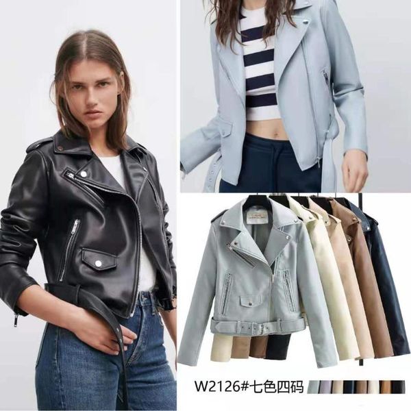 women's jackets early autumn european and american fashion trend locomotive wind short jacket pu leather coat female cross-border whole, Black;brown
women's jackets early autumn european and american fashion trend locomotive wind short jacket pu leather coat female cross-border whole, Black;brown