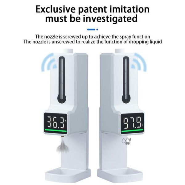 liquid soap dispenser wall mounted automatic hand type-c charge temperature measurement and disinfection machine with alarm
liquid soap dispenser wall mounted automatic hand type-c charge temperature measurement and disinfection machine with alarm
