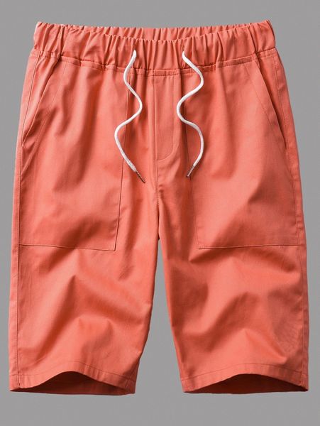 men letter patch detail slant pocket shorts x2qu#, Black