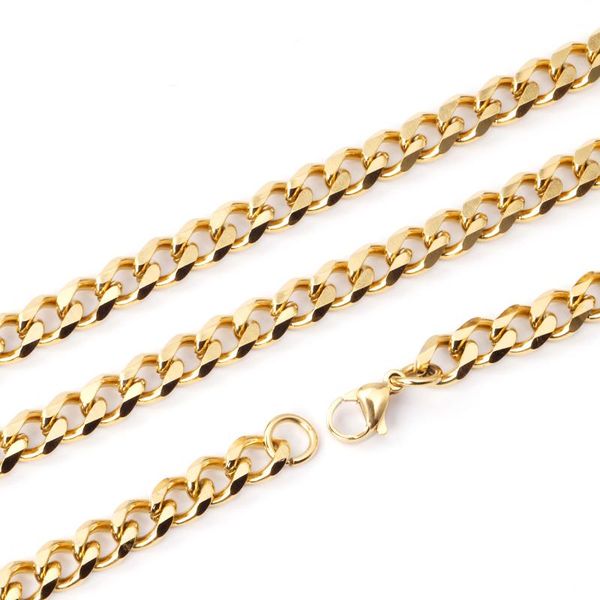 chains wholesale 7mm chain necklace for men women stainless steel gold plated no fade long diy jewelry making supplies, Silver
chains wholesale 7mm chain necklace for men women stainless steel gold plated no fade long diy jewelry making supplies, Silver