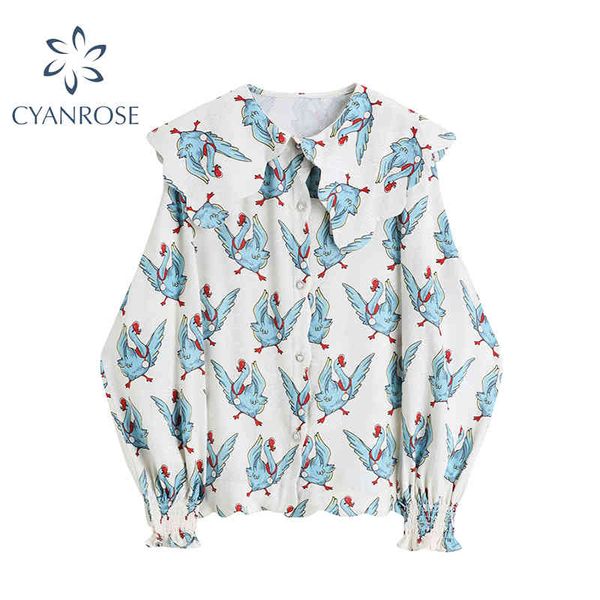vintage animal print long sleeve loose women blouses autumn elegant korean turn down collar casual female shirt blusas 210417, White
vintage animal print long sleeve loose women blouses autumn elegant korean turn down collar casual female shirt blusas 210417, White