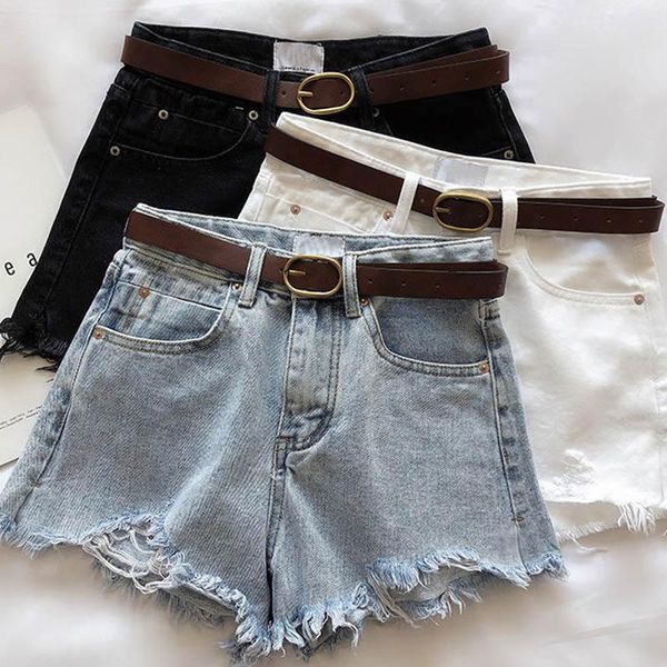 women's jeans high waist hole frayed denim shorts woman's casual pocket short pants woman retro loose black cowboy summer 2021, Blue
women's jeans high waist hole frayed denim shorts woman's casual pocket short pants woman retro loose black cowboy summer 2021, Blue