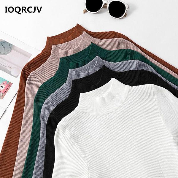 women's sweaters ioqrcjv autumn winter women pullovers sweater knitted elasticity casual jumper fashion slim turtleneck warm female r16, White;black
women's sweaters ioqrcjv autumn winter women pullovers sweater knitted elasticity casual jumper fashion slim turtleneck warm female r16, White;black