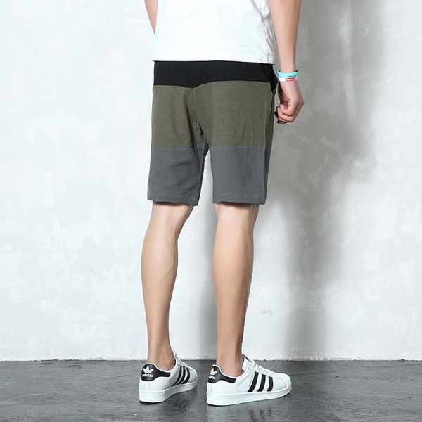 shorts men outdoors summer casual beach cotton elastic waist fashion brand boardshorts plus size 2021 k40 men's, White;black
shorts men outdoors summer casual beach cotton elastic waist fashion brand boardshorts plus size 2021 k40 men's, White;black