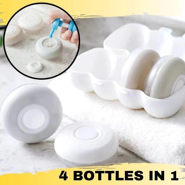 storage bottles & jars portable 4-in-1 lotion shampoo toning water sub-bottle travel empty bottle set liquid makeup tool #c
storage bottles & jars portable 4-in-1 lotion shampoo toning water sub-bottle travel empty bottle set liquid makeup tool #c