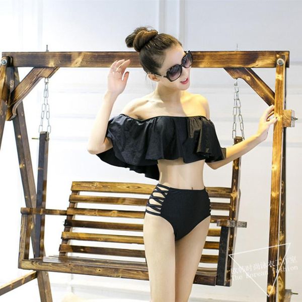 women's swimwear women bikini set swimwears swimsuit beachwear swimsuits bather biquini falbala s-xl b002, White;black
women's swimwear women bikini set swimwears swimsuit beachwear swimsuits bather biquini falbala s-xl b002, White;black