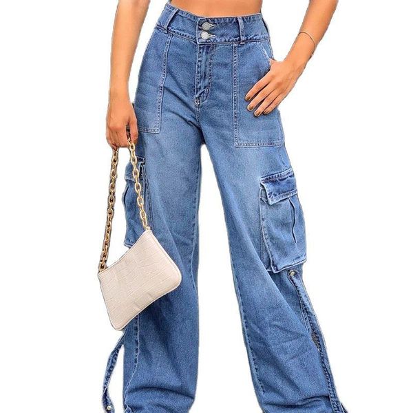 women's jeans blue straight women vintage cargo denim pants fashion high waist harajuku patchwork stitched 90s aesthetic loose jean
women's jeans blue straight women vintage cargo denim pants fashion high waist harajuku patchwork stitched 90s aesthetic loose jean
