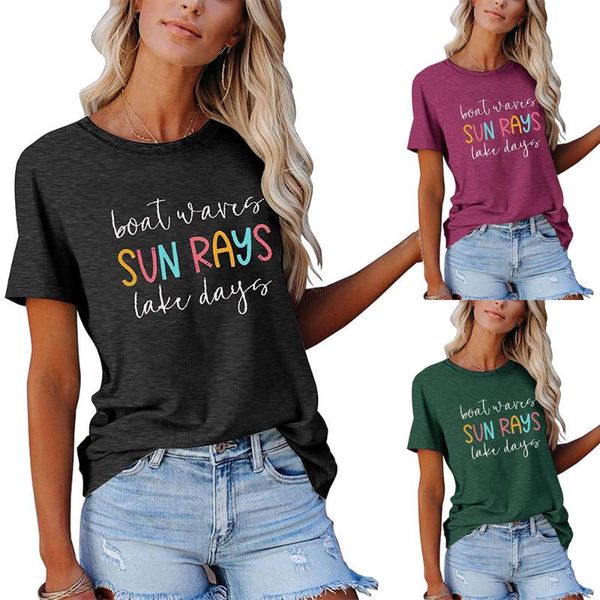 women's t-shirt 2021 summer women fashion letter print o-neck short sleeve casual t-shirts ladies cotton loose clothing s-xxl, White
women's t-shirt 2021 summer women fashion letter print o-neck short sleeve casual t-shirts ladies cotton loose clothing s-xxl, White
