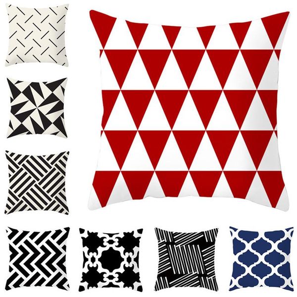 cushion/decorative pillow black white geometric decorative pillowcases polyester red blue throw case pillowcase kussensloop
cushion/decorative pillow black white geometric decorative pillowcases polyester red blue throw case pillowcase kussensloop