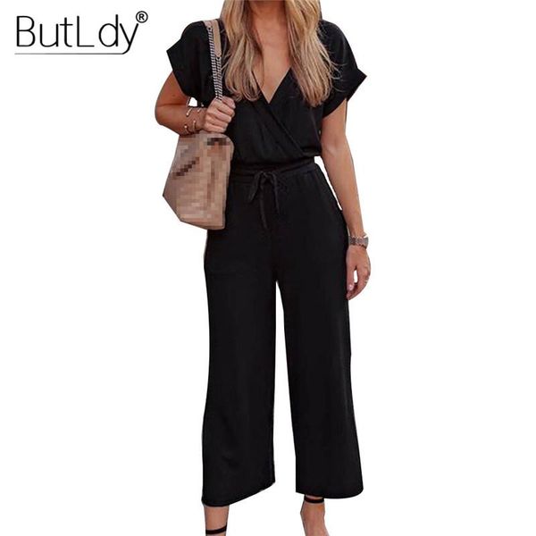 women's jumpsuits & rompers summer 2021 romper women long jumpsuit v neck short sleeve casual bodysuit female office workwear loose ove, Black;white
women's jumpsuits & rompers summer 2021 romper women long jumpsuit v neck short sleeve casual bodysuit female office workwear loose ove, Black;white