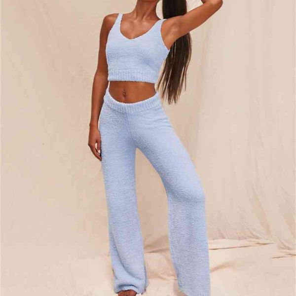 women's two piece pants clothing plush pant short vest suits v-neck tank set casual slim autumn winter trouser sweater sleepwear, White
women's two piece pants clothing plush pant short vest suits v-neck tank set casual slim autumn winter trouser sweater sleepwear, White