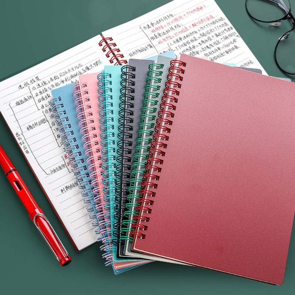 1pcs retro color coil notebook a5 horizontal grid thickened simple student stationary office school supplies notepads, Purple;pink
1pcs retro color coil notebook a5 horizontal grid thickened simple student stationary office school supplies notepads, Purple;pink