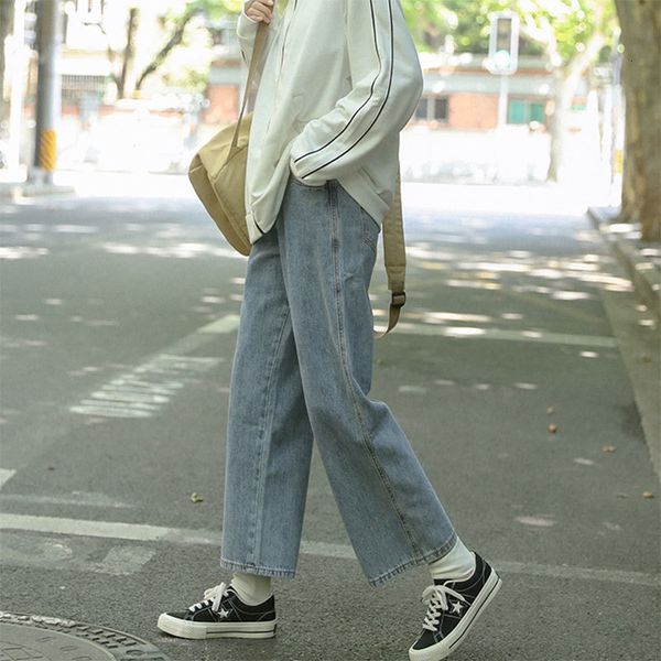 women's jeans spring preppy style women loose vintage blue all-matched casual girl student ankle-length cotton denim pants v255 pp
women's jeans spring preppy style women loose vintage blue all-matched casual girl student ankle-length cotton denim pants v255 pp