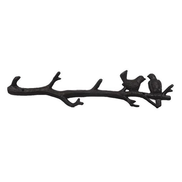 hooks & rails cast iron birds on branch hanger with 6 decorative wall hook rack for coats hats keys towels clothes dfk889
hooks & rails cast iron birds on branch hanger with 6 decorative wall hook rack for coats hats keys towels clothes dfk889